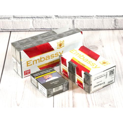 Embassy Filter – 10 packs of 20 Cigarettes (200)