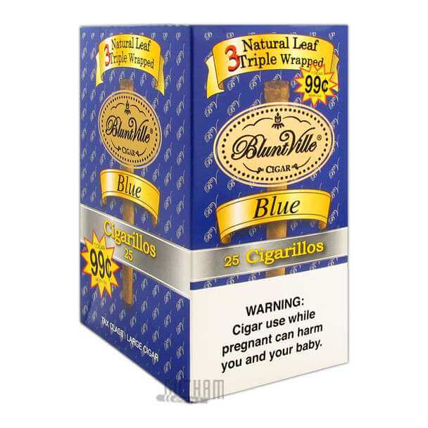 Bluntville Triple Wrapped Blue Cigars