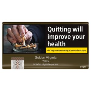 Golden Virginia Yellow Hand Rolling Tobacco – 50g Pouch